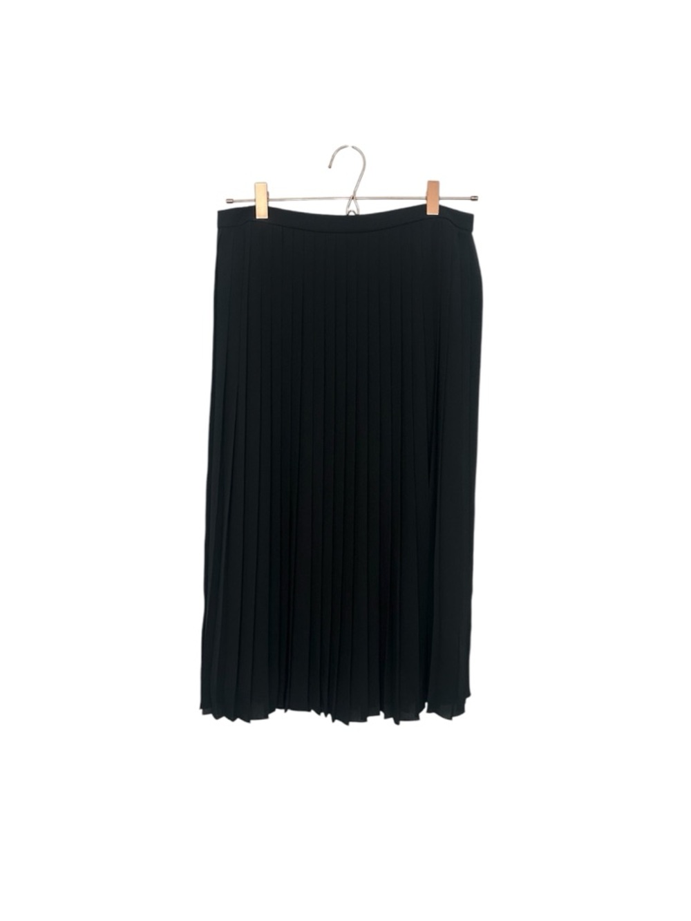 J. Crew Women’s pleated striped midi skirt black size 6
